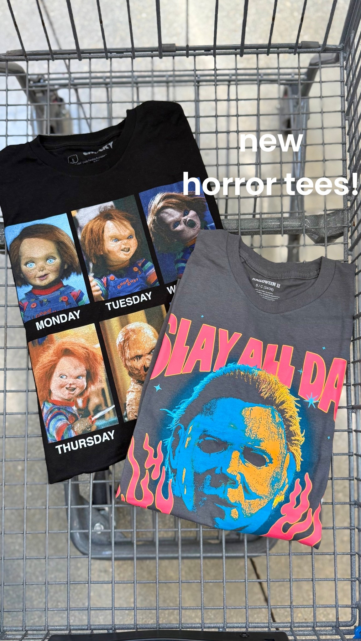 Spooky season is upon us and Walmart has delivered 3 new horror tees under $10! 