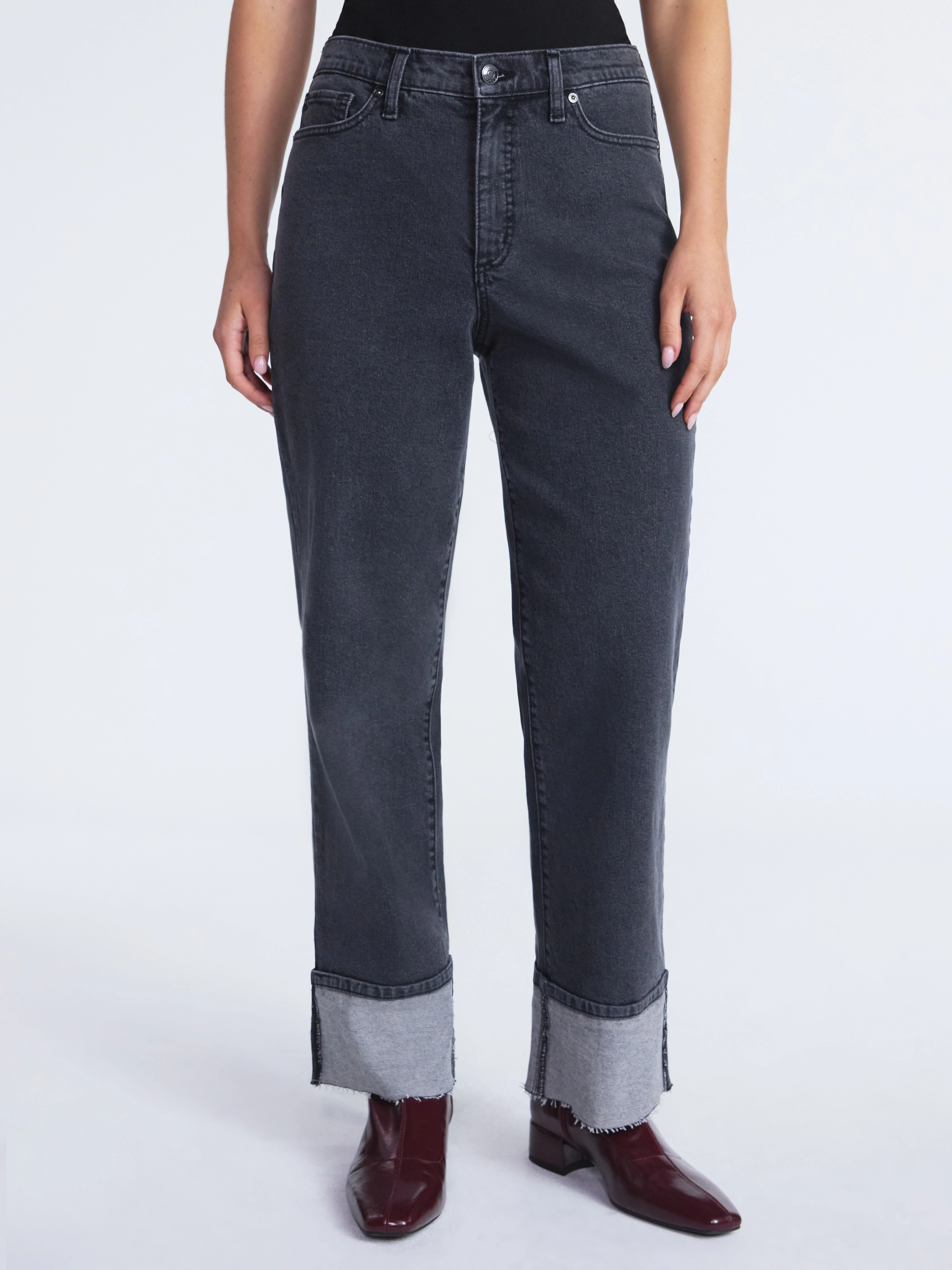 Scoop Women's and Women's Plus Benton Cuffed Ankle Jeans, 25", 27", and 29" Inseams, Sizes 0-26 | Walmart (US)