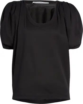 Alexander Wang Draped Shoulder Sleeveless Top | Nordstrom | Nordstrom