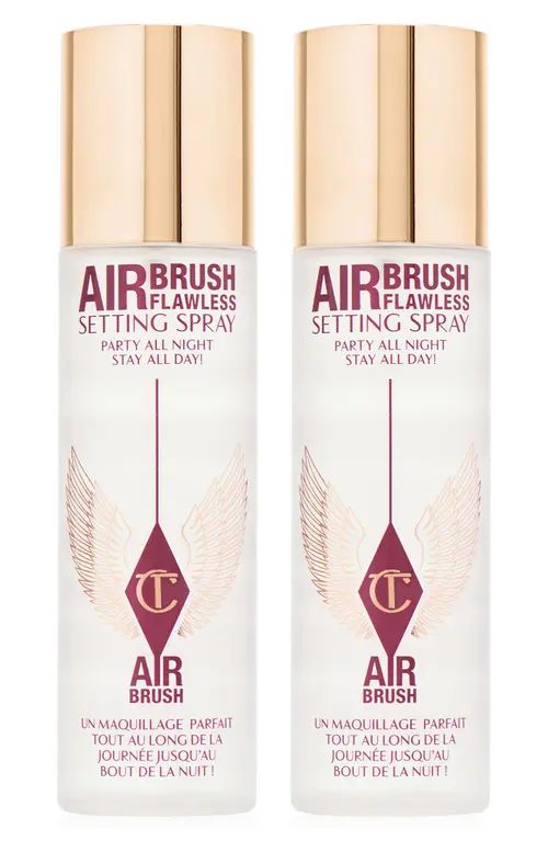 Charlotte Tilbury Airbrush Flawless Makeup Setting Spray Duo $76 Value at Nordstrom | Nordstrom