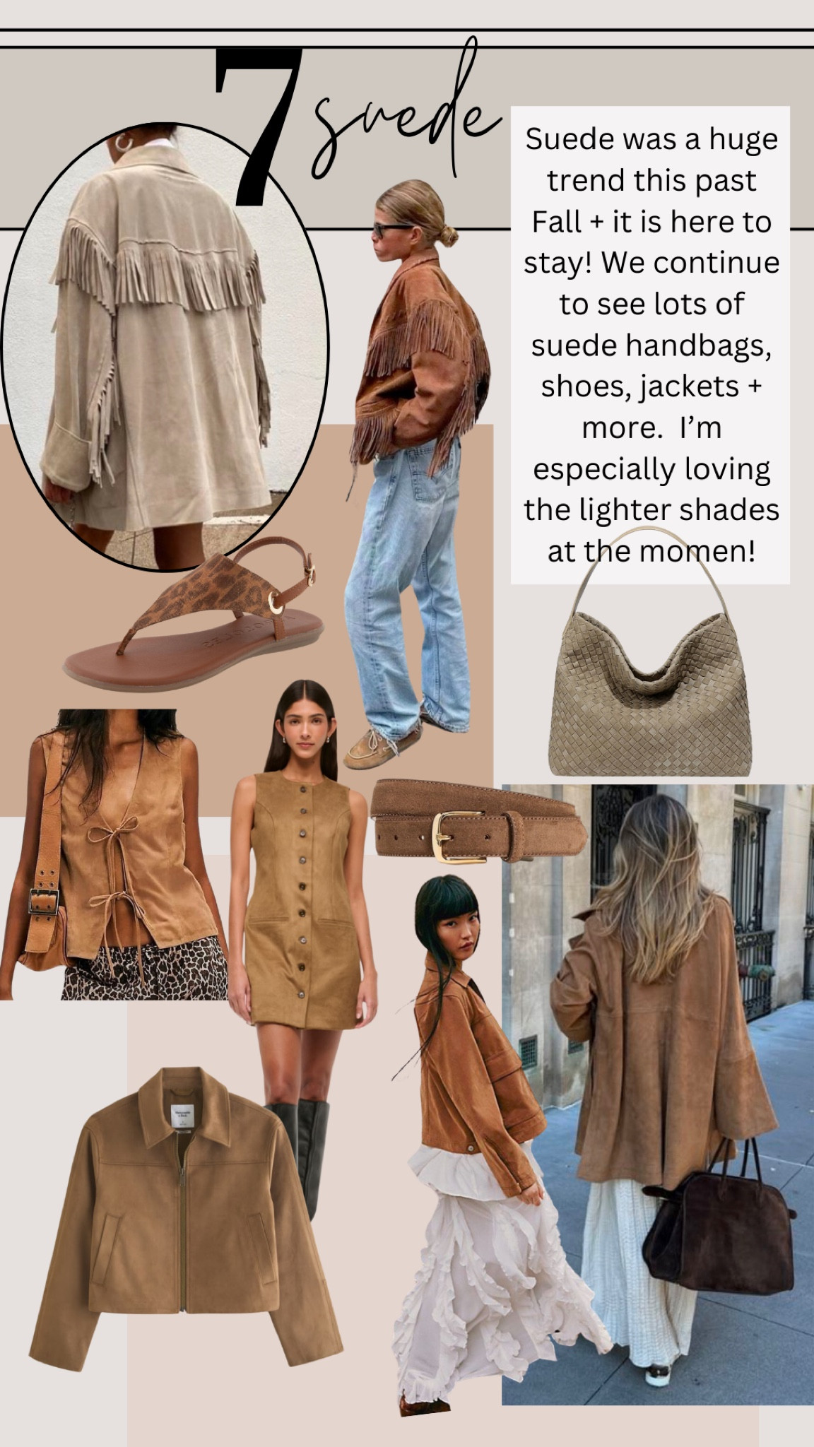 Suede trend 

#LTKSeasonal #LTKMostLoved #LTKStyleTip