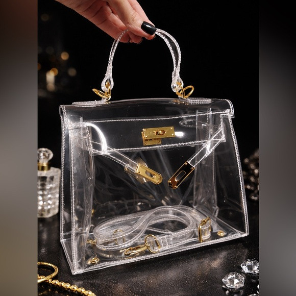 Transparent PVC tote bag | Poshmark