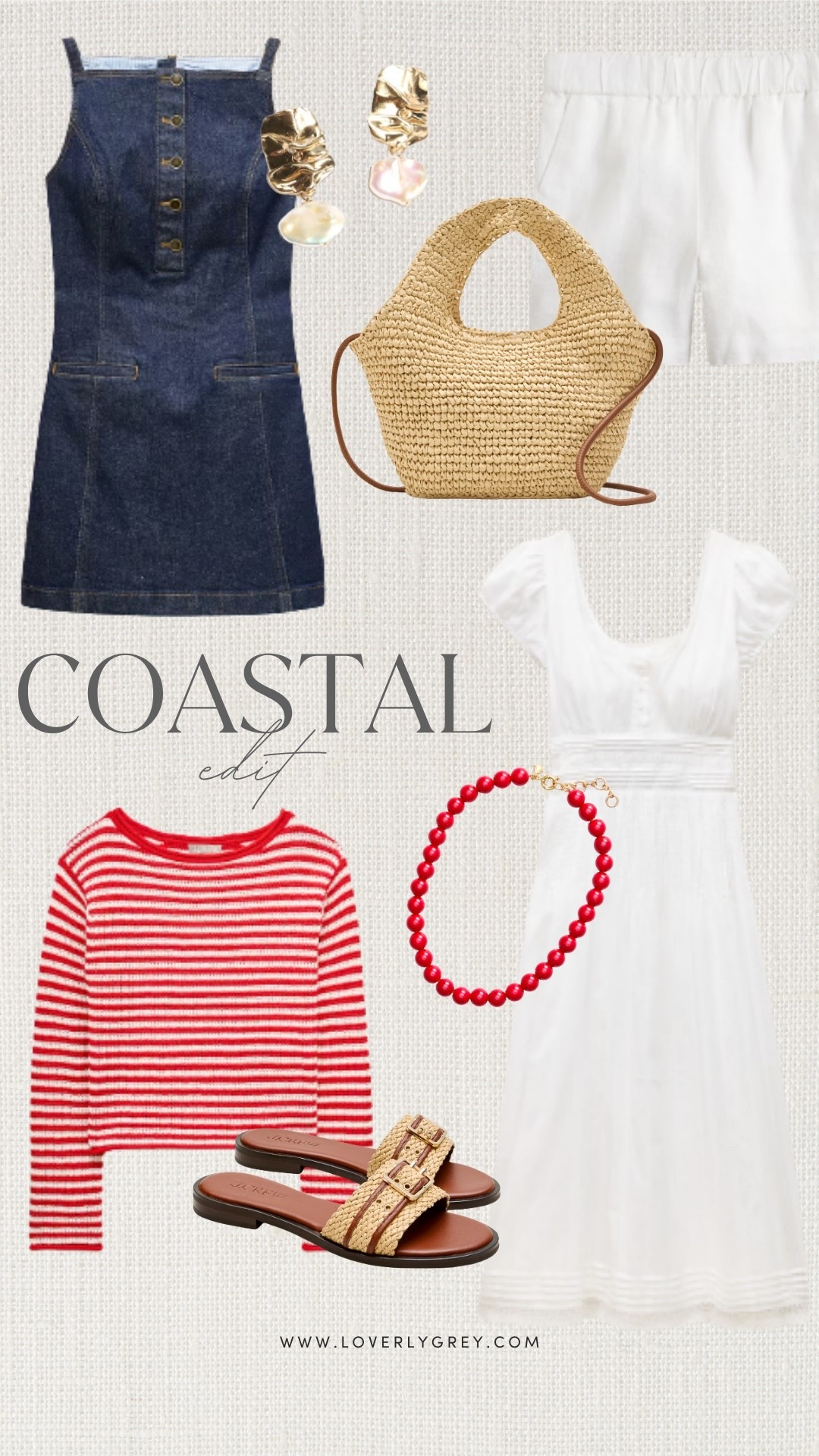 This coastal mix is exactly what I want to wear on warm days. I love how the denim, white, and pops of red feel classic but still fun. It’s such an easy combination to mix and match for everyday outfits!

#LTKootd #LTKdayinmylife #LTKgrwm