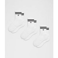 Unisex Daily Essential Quarter Socks 3 Pack | Lululemon (US)
