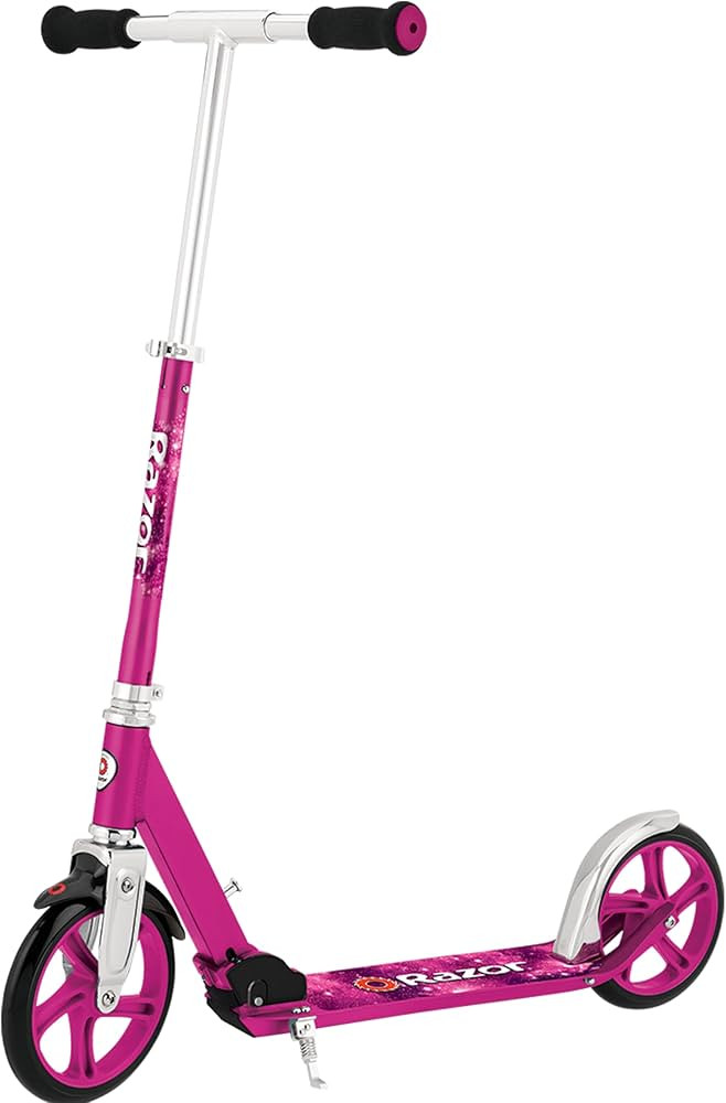 Razor A5 Lux Kick Scooter for Kids Ages 8+ - 8" Urethane Wheels, Anodized Finish Featuring Bold C... | Amazon (US)