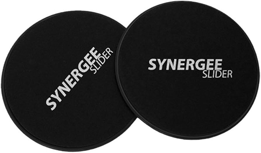 Synergee Core Sliders. Dual Sided Use on Carpet or Hardwood Floors. Abdominal Exercise Equipment | Amazon (US)