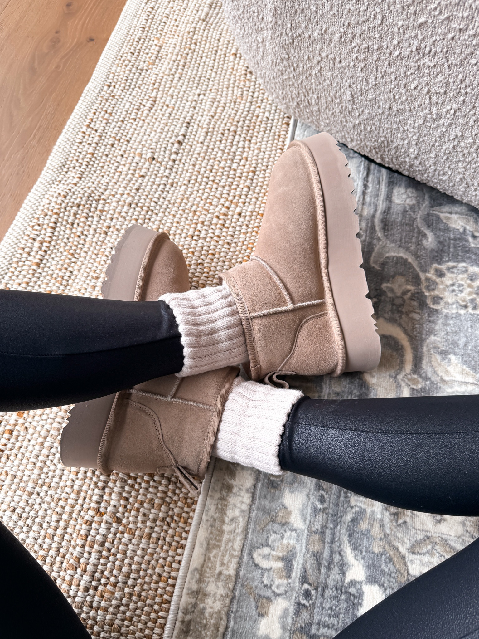 Boots | boots outfit | leggings | faux leather leggings | boot socks | rugs 

Winter outfit | winter outfits | fall outfits | holiday outfits | gift guide | gifts for her | beanie | stocking stuffers | gift guides


#LTKCyberWeek #LTKGiftGuide #LTKHoliday