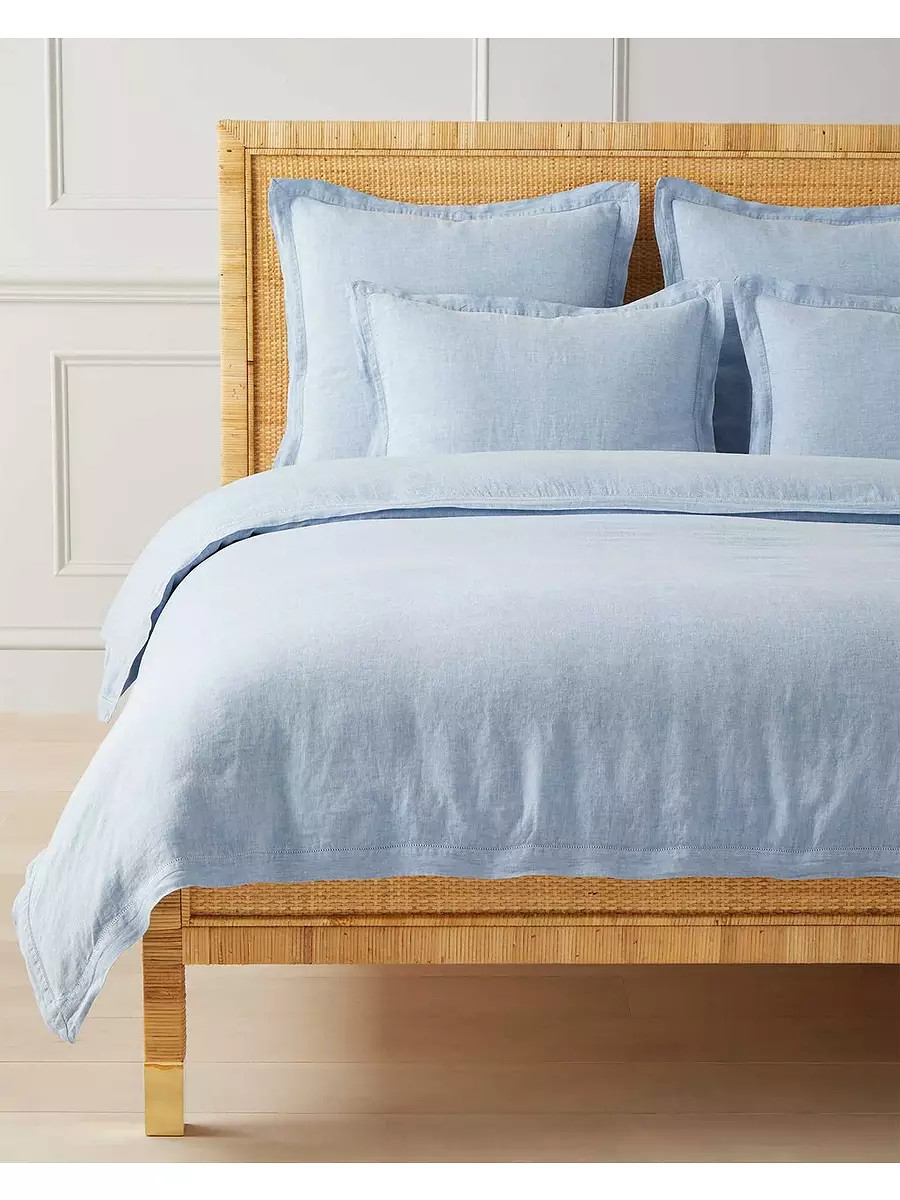 Portofino Linen Duvet Cover | Serena and Lily