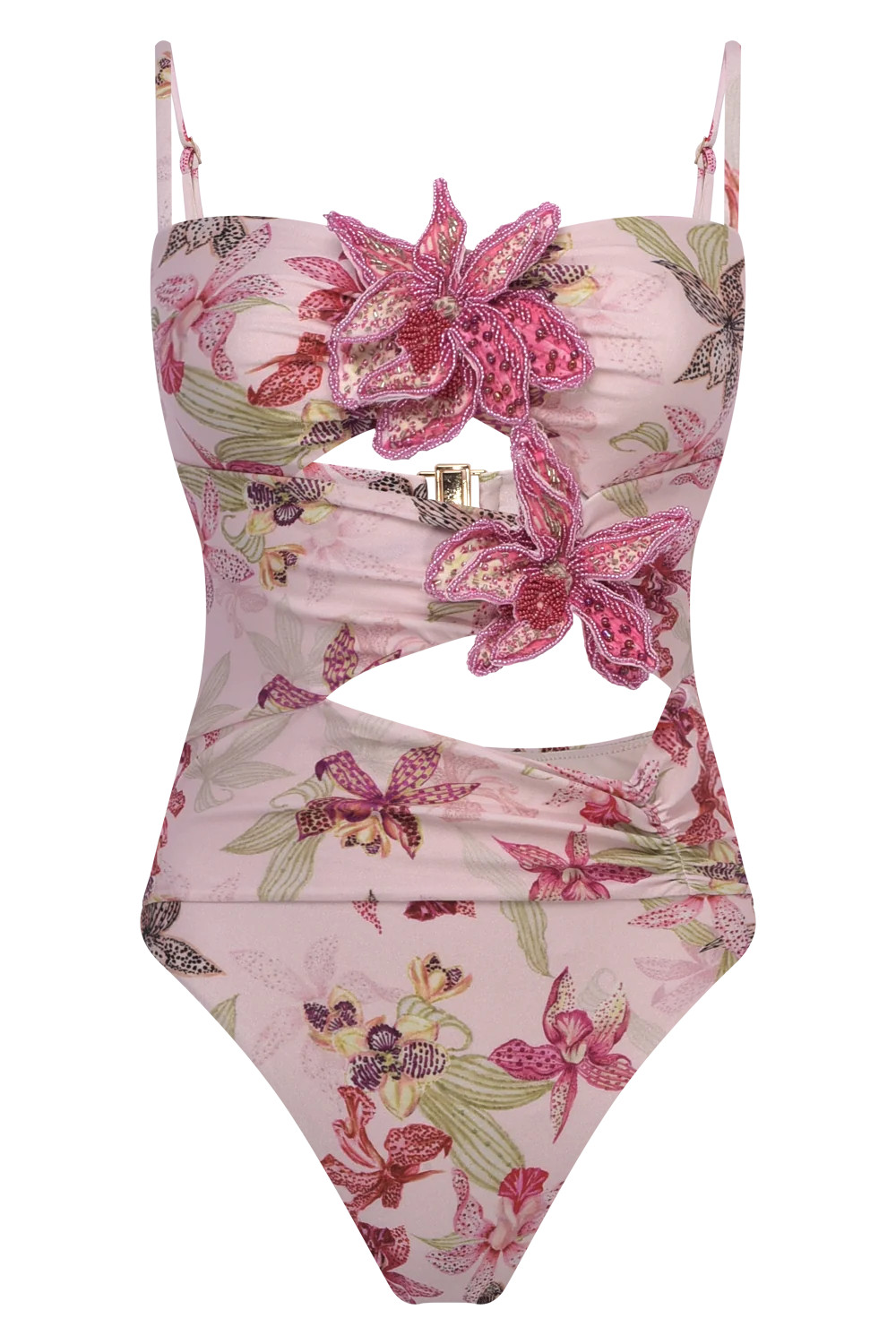 ORCHID BLOOM BEADED BODYSUIT | PatBO
