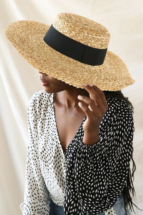Beachy Bae Beige Oversized Woven Straw Hat | Lulus (US)