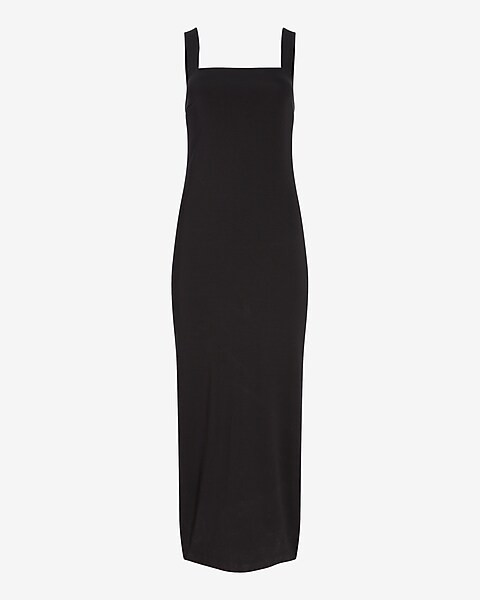 Soft Square Neck Maxi Dress | Express