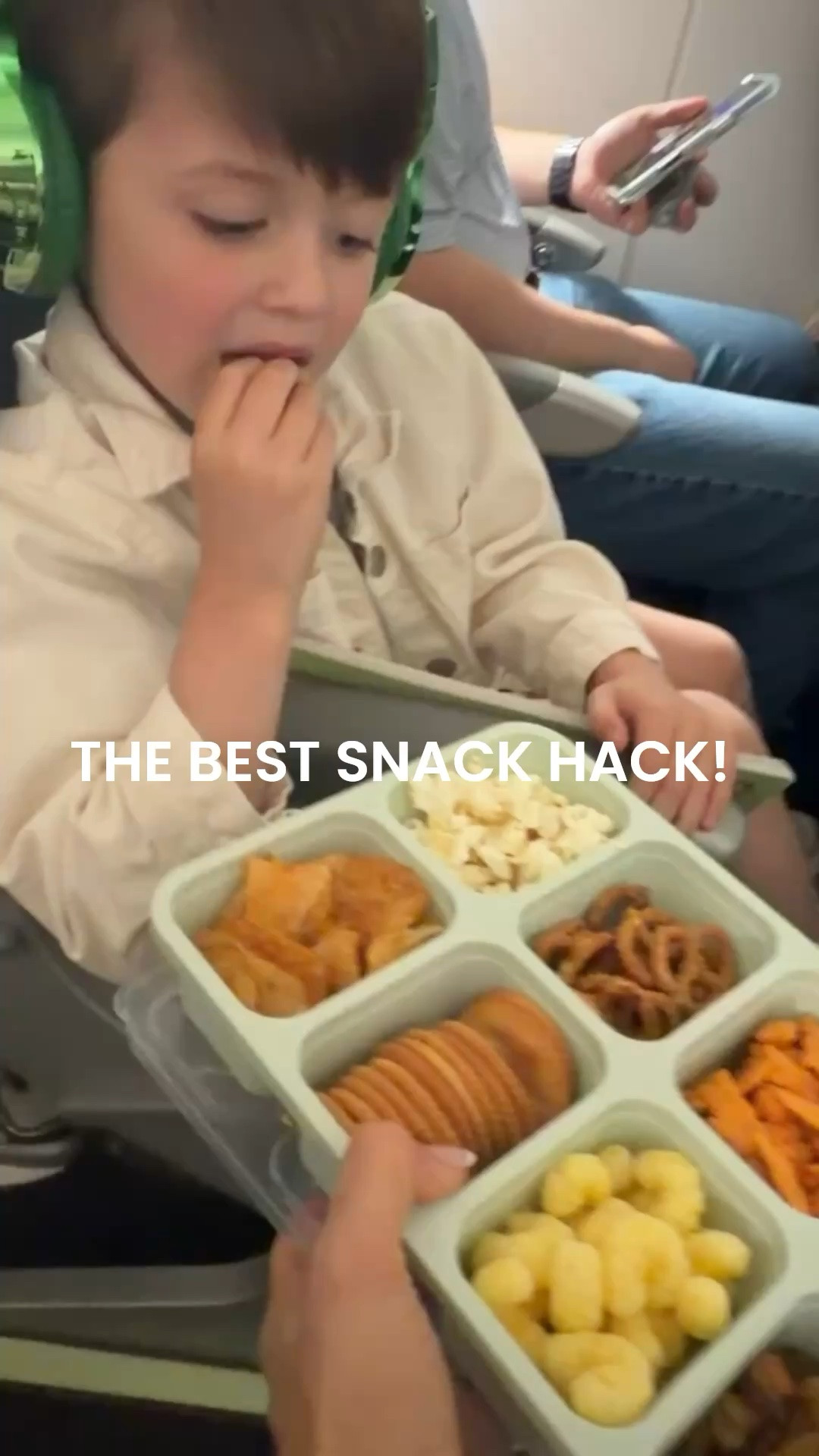 Snack hack on the plane! ✨
Packed two of these with options and it was perfect

#LTKmomlife #LTKKids #LTKBaby
