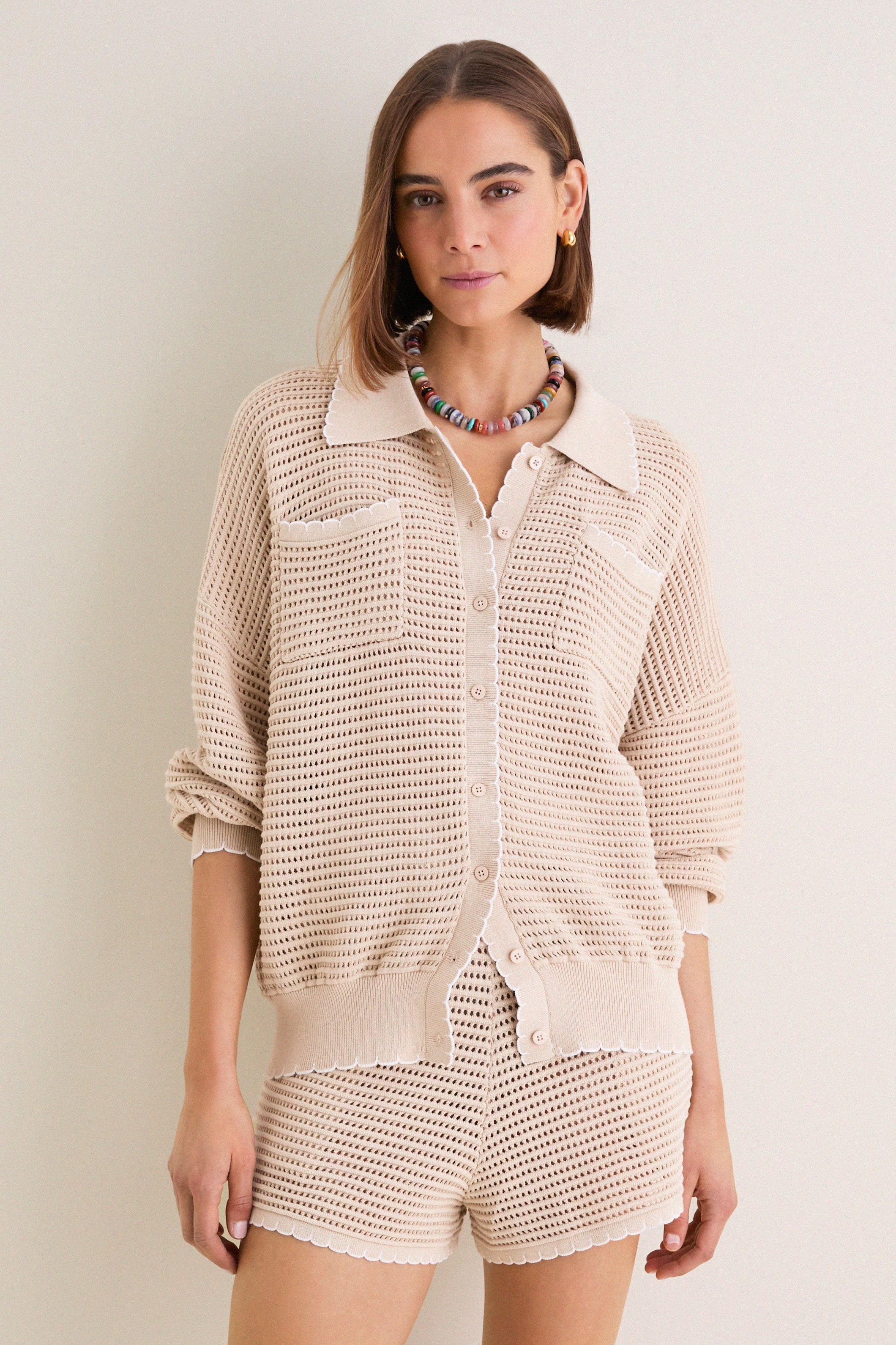Sandstone Crochet Somerset Jacket | Tuckernuck (US)