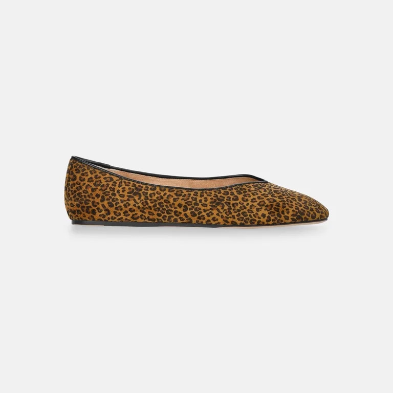 Scenario Women's Faux Suede Ballet Flats | Walmart (US)