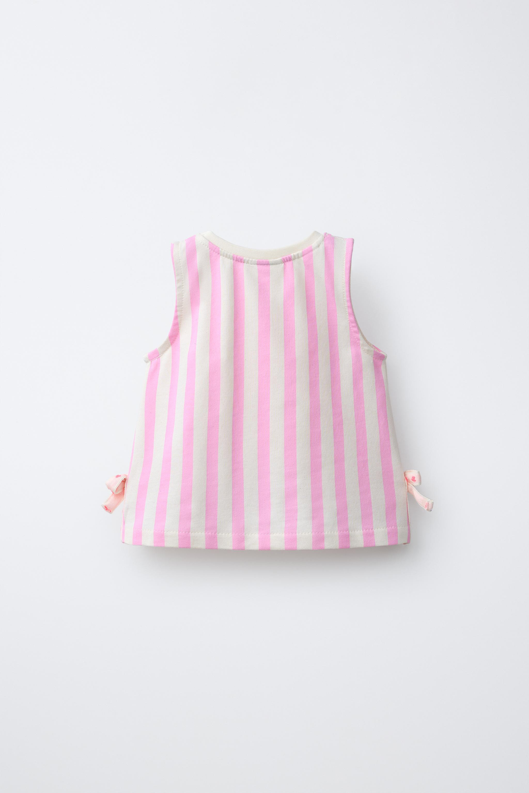 STRIPED BOW T-SHIRT | Zara US