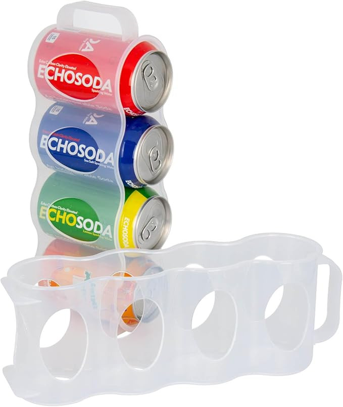 Portable Soda Can Organizer for Refrigerator Shelf, Beer Can Holder, Fridge Storage Sliding Rack,... | Amazon (US)