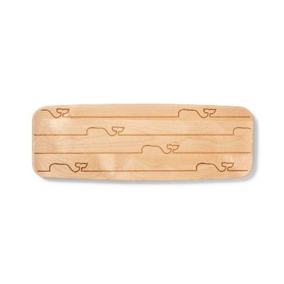 Whale Line Rectangle Wooden Serving Tray - vineyard vines® for Target | Target