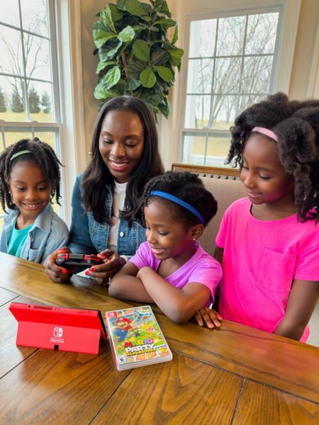 My girls have also been enjoying hitting the road with Mario Kart 8 Deluxe and enjoying Mario Party! Nintendo Switch is a family must have! 

#LTKkids #LTKfindsunder100 #LTKfamily