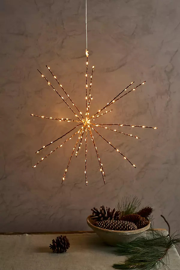 Stargazer Supernova Twinkling Hanging Light | Anthropologie (US)
