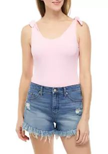 Junior's Tie Strap Tank Bodysuit | Belk