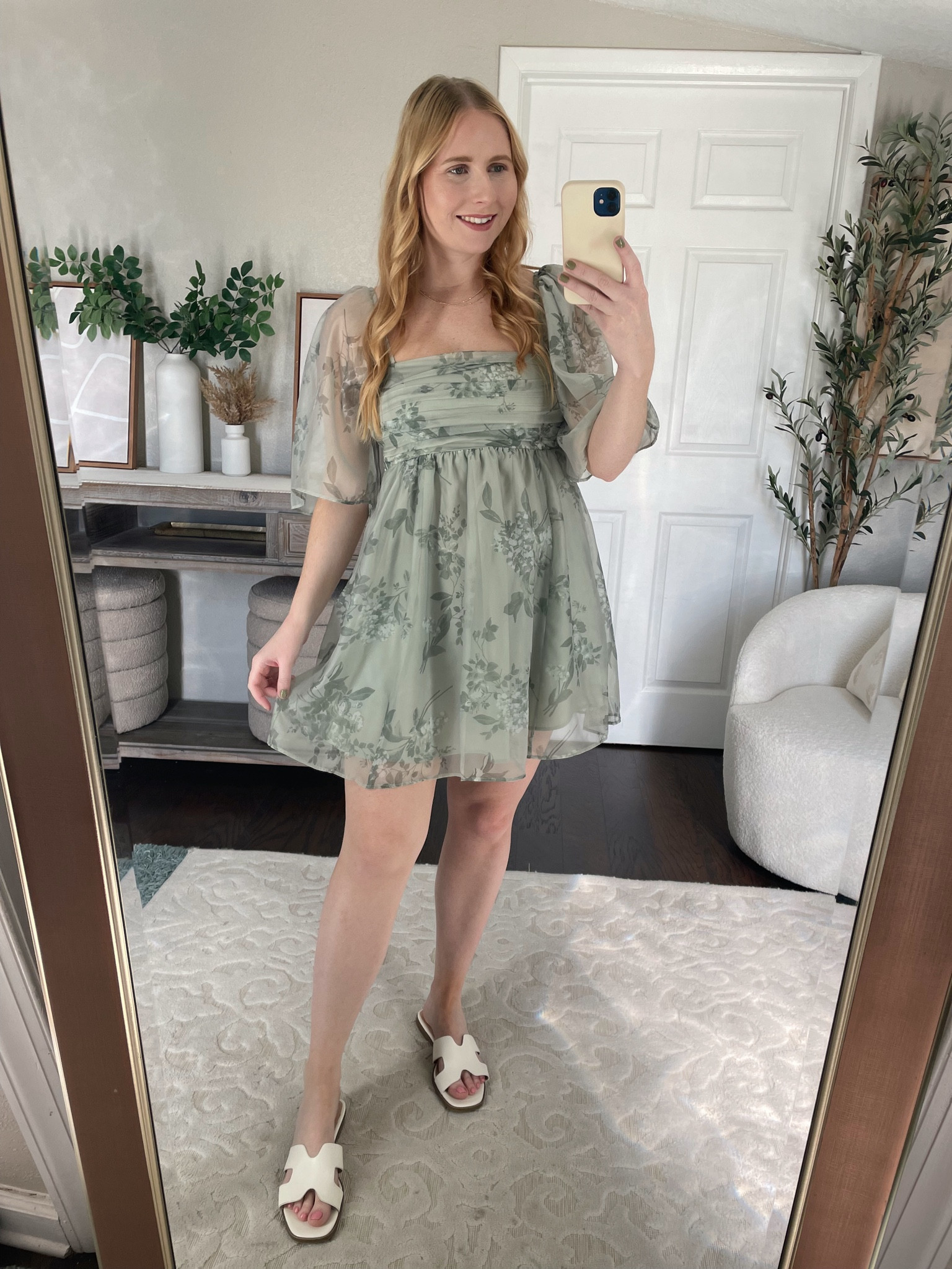abercrombie green emerson dress Ivy Green Linen Corset Dress main image 0