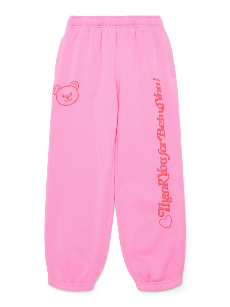 Valentine's Day Girls Graphic Jogger Sweatpants from Way To Celebrate, Sizes 4-16 | Walmart (US)
