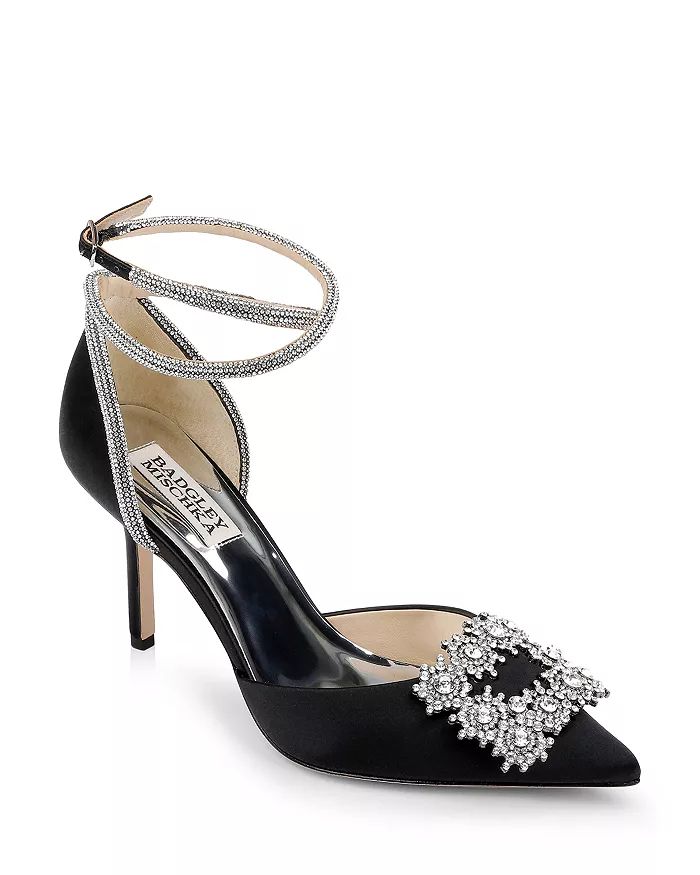 Women's Saint Embellished Ankle Strap Pointed Toe Pumps | Bloomingdale's (US)