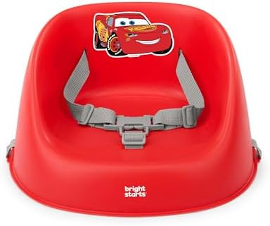 Bright Starts Disney Cars My Spot Easy-Clean Baby Booster Feeding Chair, 3-Point Harness, Washabl... | Amazon (US)