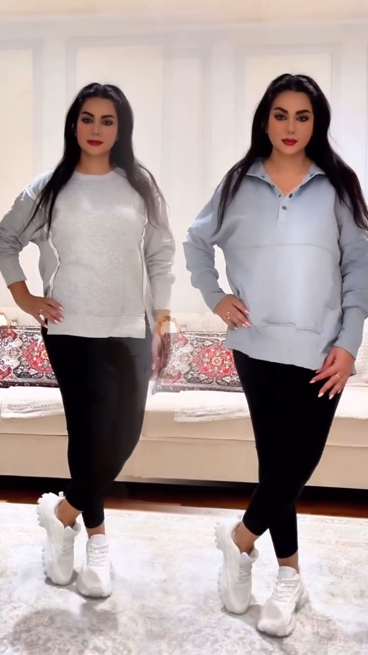 Cozying up to fall in style! I'm loving the effortless combo of oversized sweatshirts, tight leggings, and chunky sneakers - the perfect blend of comfort and chic! Who says you can't be stylish and cozy at the same time? Join me as I show you how to create a fall outfit that's both comfy and on-trend. 
Scroll down to SHOP and FOLLOW for more 🫶

#LTKautumn #LTKcanada #LTKwinter