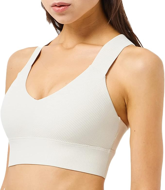 Gmdisc Sports Bras for Women High Impact Support Bra with Removable Cups for Yoga Gym Running Wor... | Amazon (US)