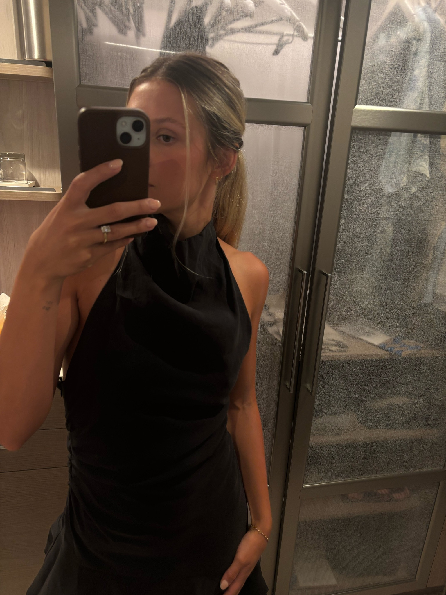 Old Zara asymmetrical dress ship wearing size small. Linking similar 