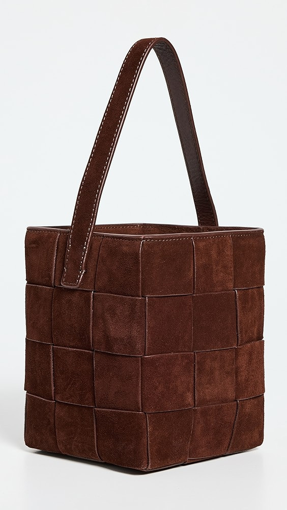 Loeffler Randall Laith Wide Woven Top Handle Bucket Bag | Shopbop | Shopbop