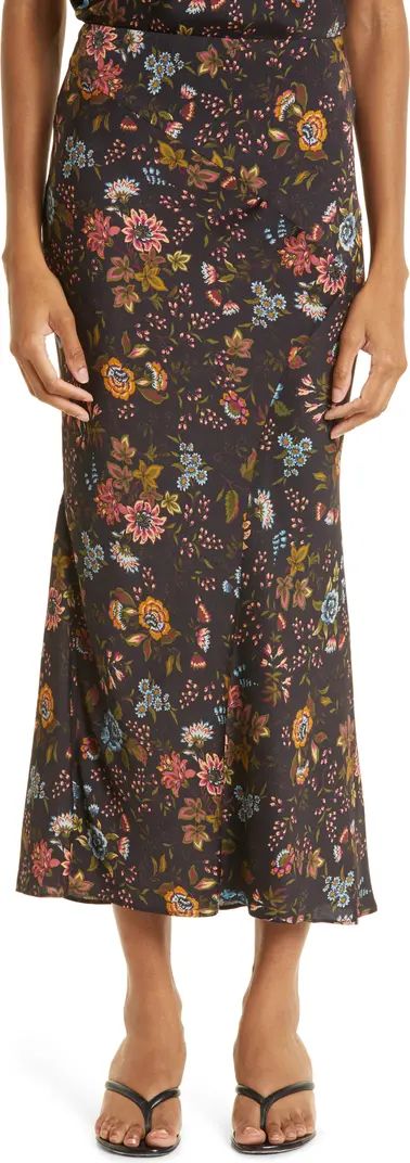 Veronica Beard Clover Floral Silk Blend Skirt | Nordstrom | Nordstrom