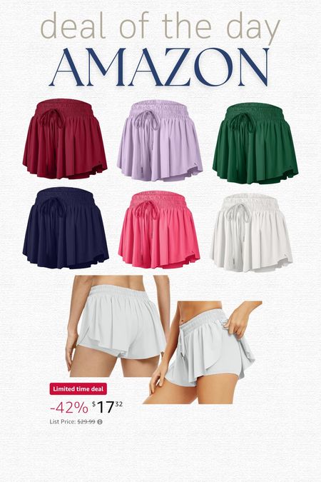 Women’s flowy shorts with built in bikers!