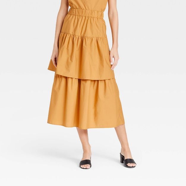 Women's Tiered Skirt - Who What Wear™ | Target