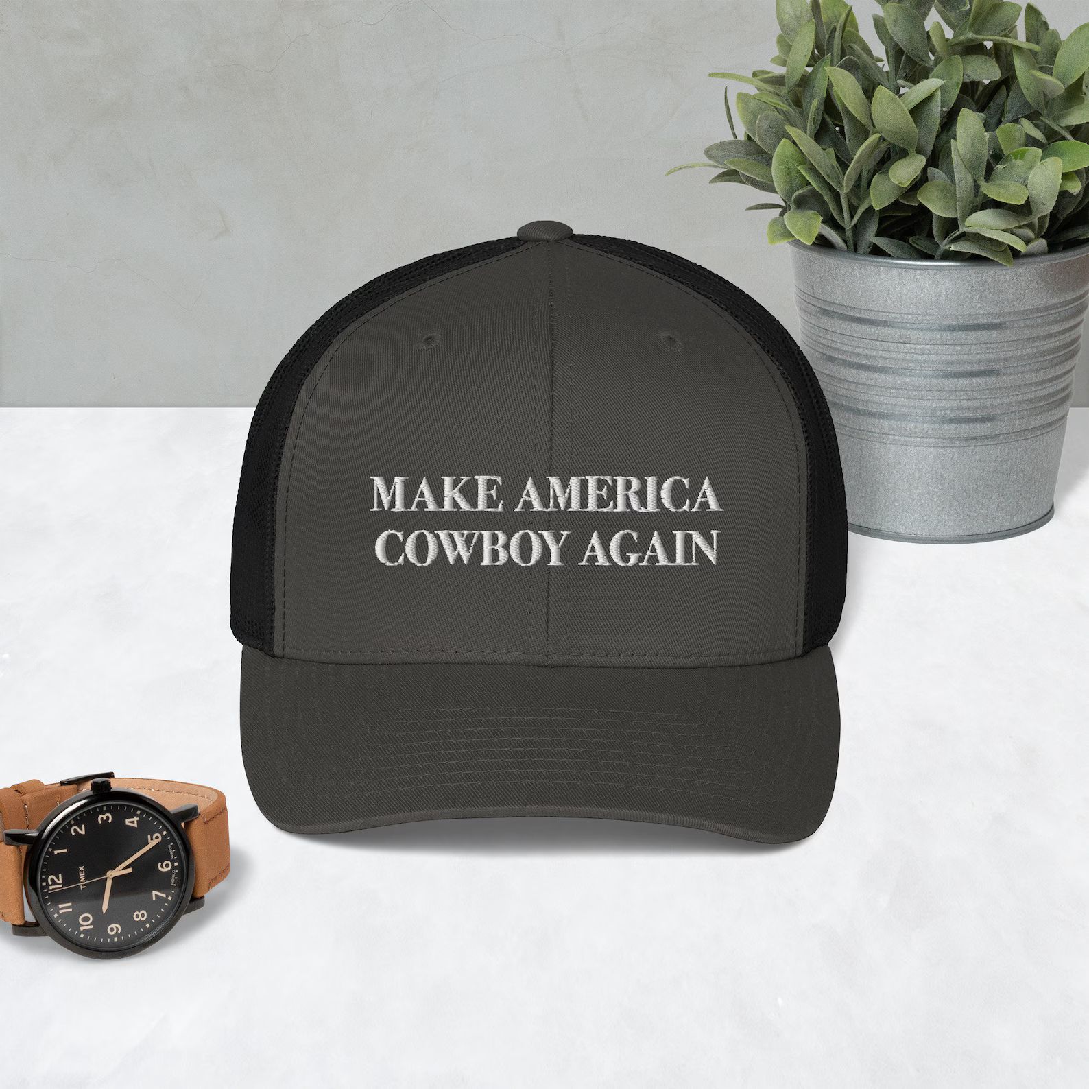 Make America Cowboy Again Trucker Hat Western Trucker Hat Women's Trucker Hat Western Trucker Hat... | Etsy (US)