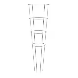 54 in. Galvanized Tomato Cage | The Home Depot