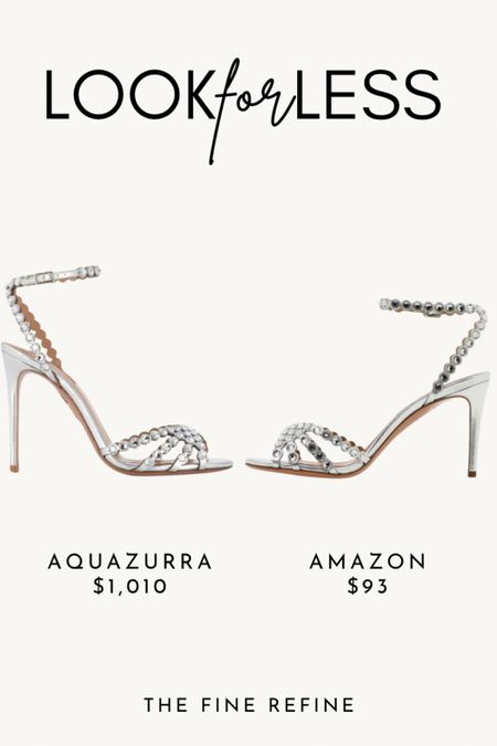 Look for less: 
Aquazzura vs Amazon ✨ just ordered these follow my IG @thefinerefine for full review. 
#lookforless

#LTKstyletip #LTKshoecrush #LTKfindsunder100