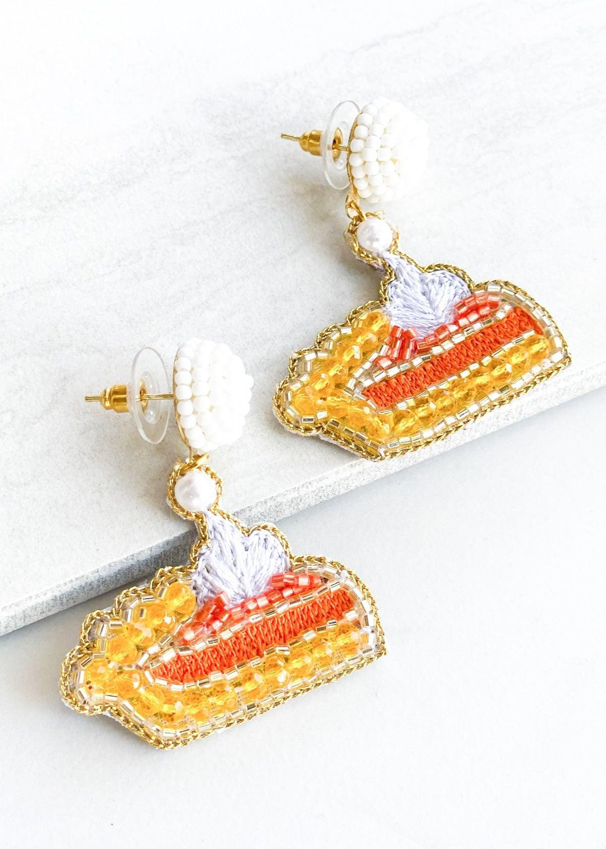 Pumpkin Pie Earrings | Dos Femmes, LLC