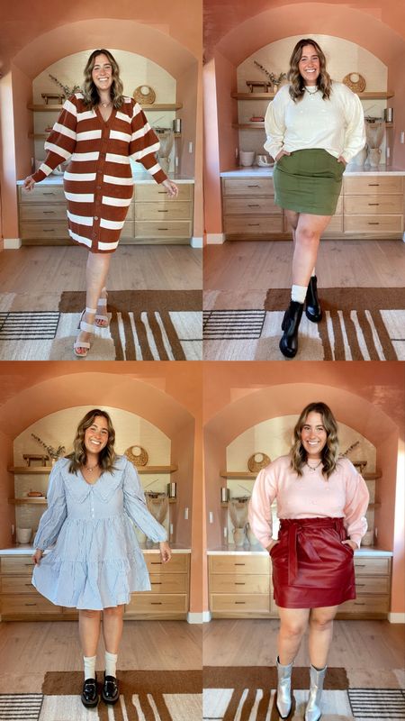 Fall Favorites from Walmart!! I’m 5’9 and I’m wearing the size 14 in all pieces and a size 10 in the shoes! Everything runs TTS! 

#LTKstyletip #LTKcurves #LTKunder100