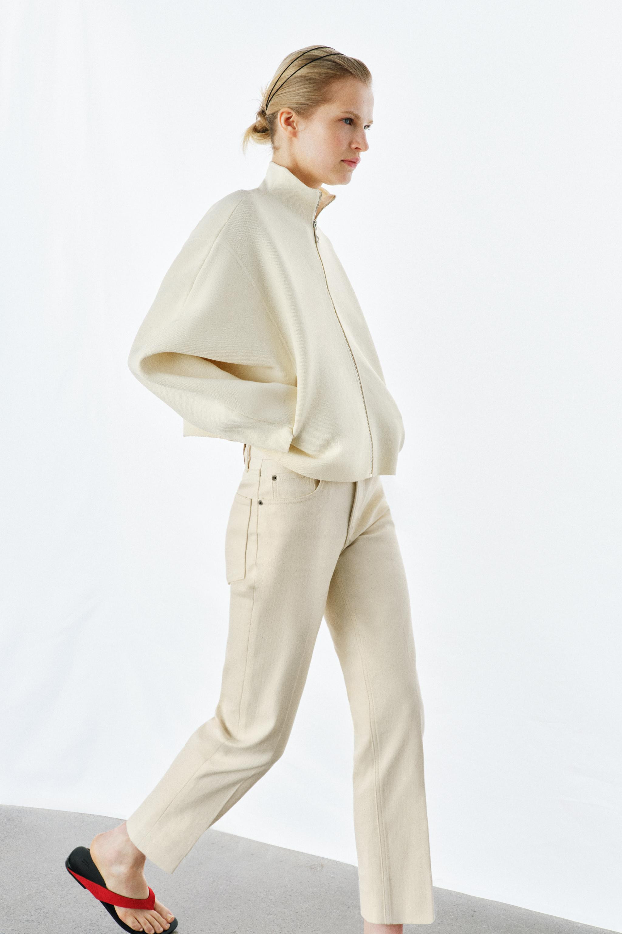 ZIP-UP KNIT CARDIGAN | Zara UK