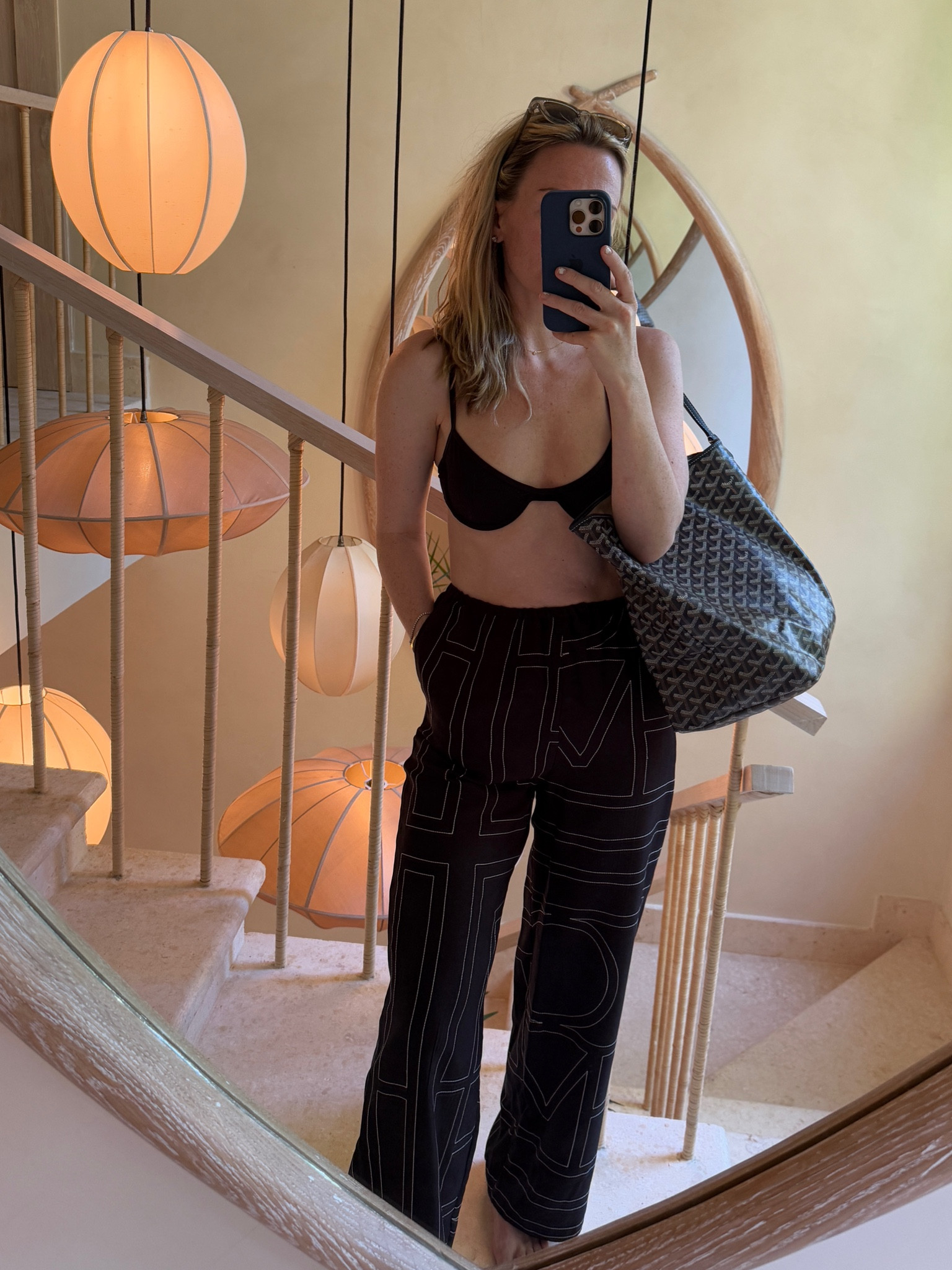 Toteme silk pants & bikini