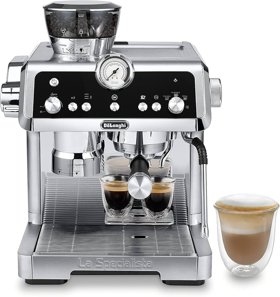 De'Longhi EC9355M La Specialista Prestigio Espresso Machine , 1.3L, Stainless Steel,Silver | Amazon (US)
