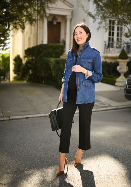 This pair of trousers is one of the few maternity items I’ve purchased and I’m so happy I gave them a try (plus they were only $39!)

#denimjacket
#maternityoutfit
#maternitypants
#maternityshirt
#springoutfit

#LTKSeasonal #LTKbump #LTKstyletip