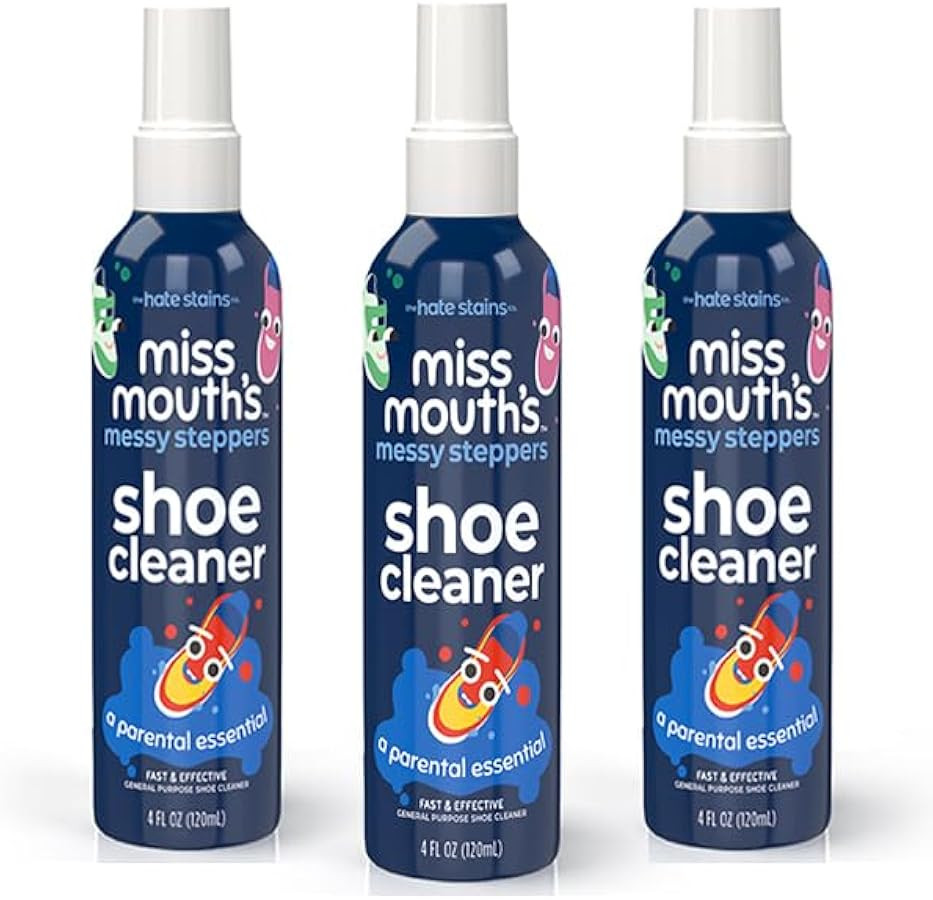 Miss Mouth's Messy Steppers Shoe Cleaner Kit - Sneaker Cleaner from the makers of Miss Mouth's Me... | Amazon (US)
