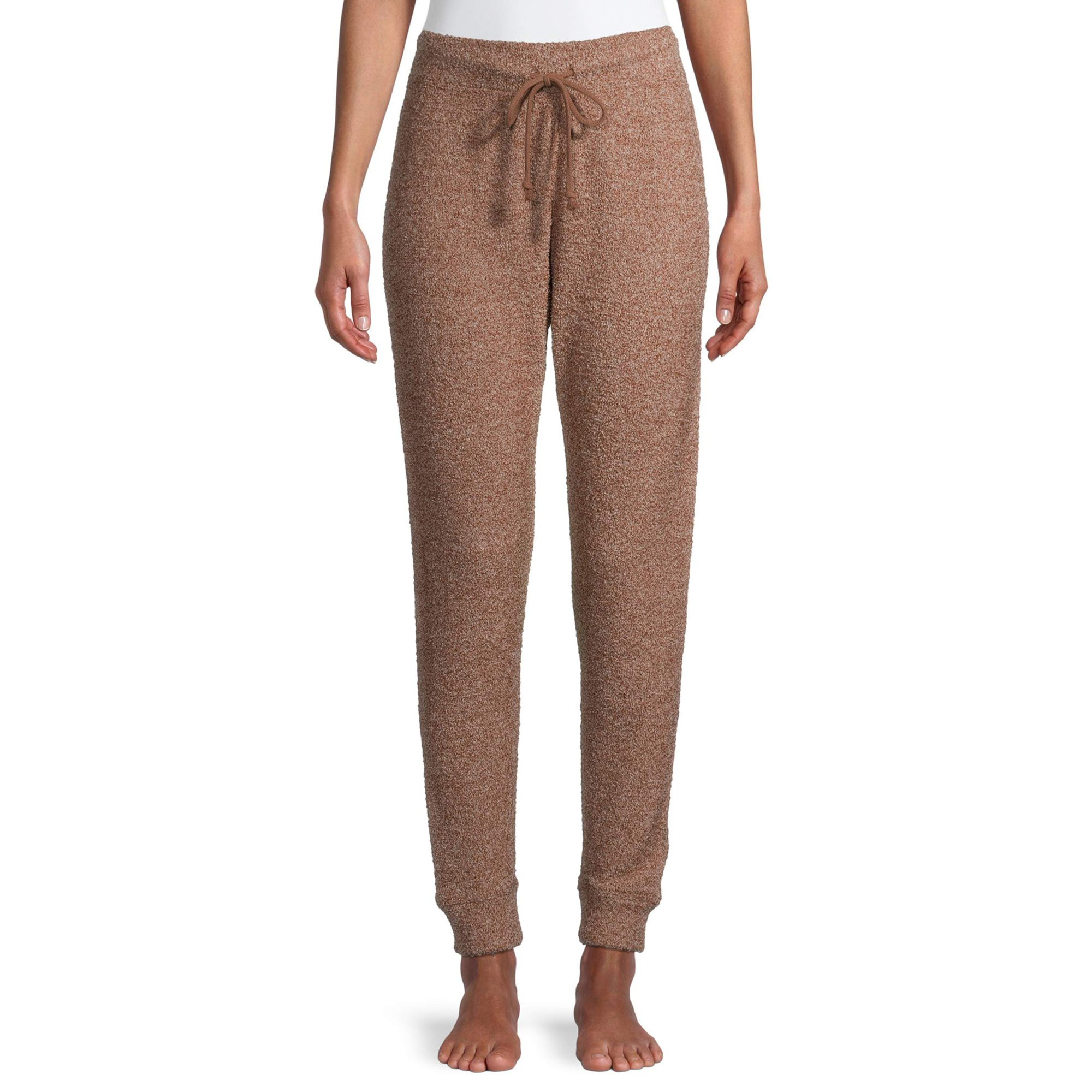 Secret Treasures Women's and Women's Plus Chenille Cuffed pants | Walmart (US)
