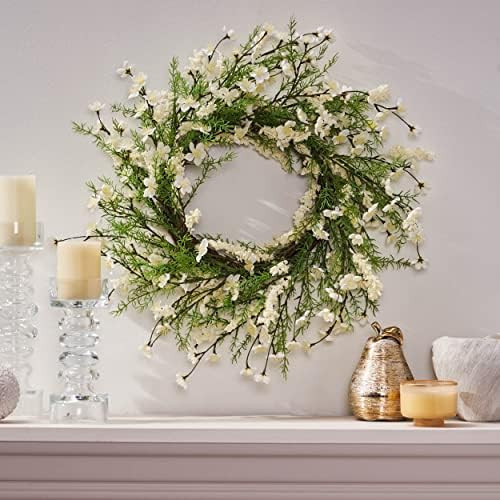 30" Plum Blossom Wreath | Amazon (US)