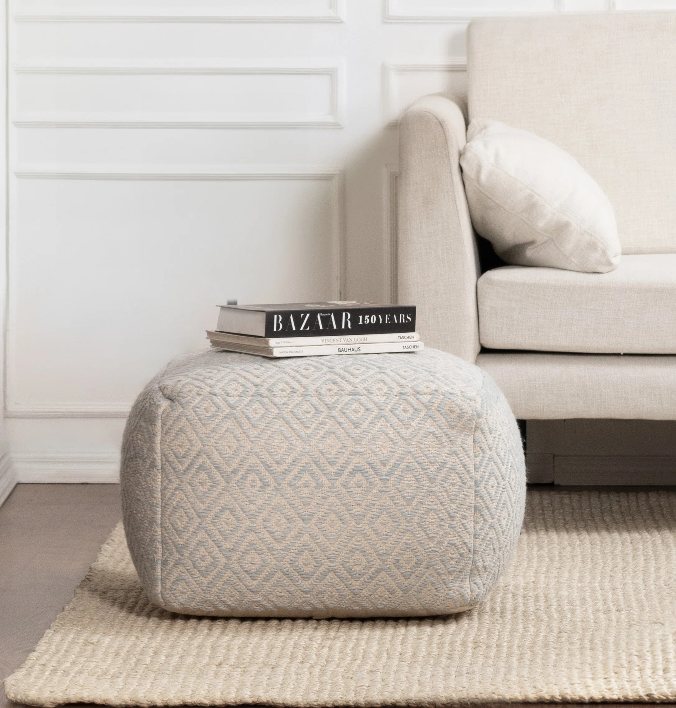 Flintridge Upholstered Pouf | Wayfair North America