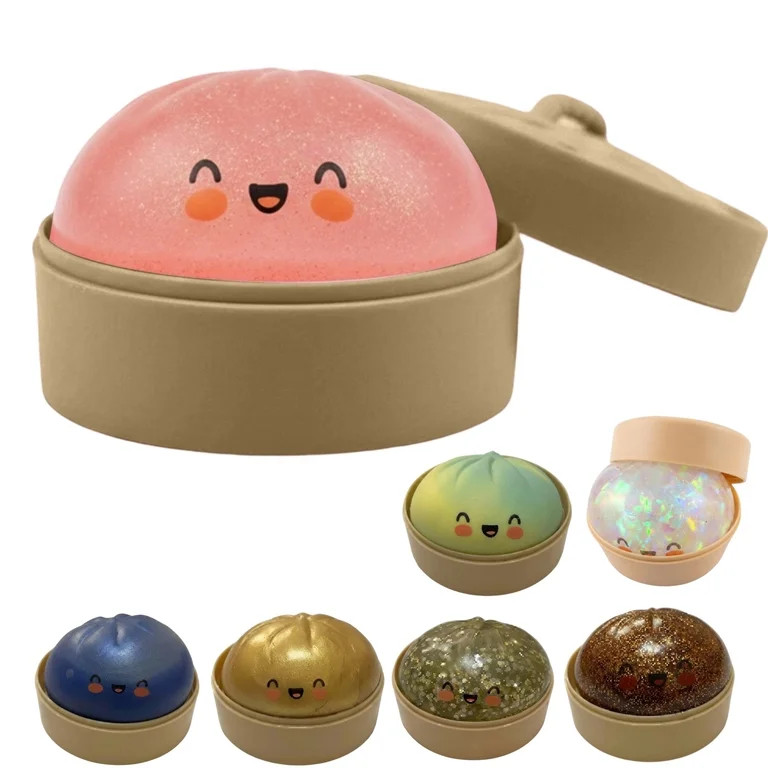 Glitter Dumpling Squishies, Mystery Squishies Dumpling Box, Fidget Toys Adults & Teens, Easter Ba... | Walmart (US)