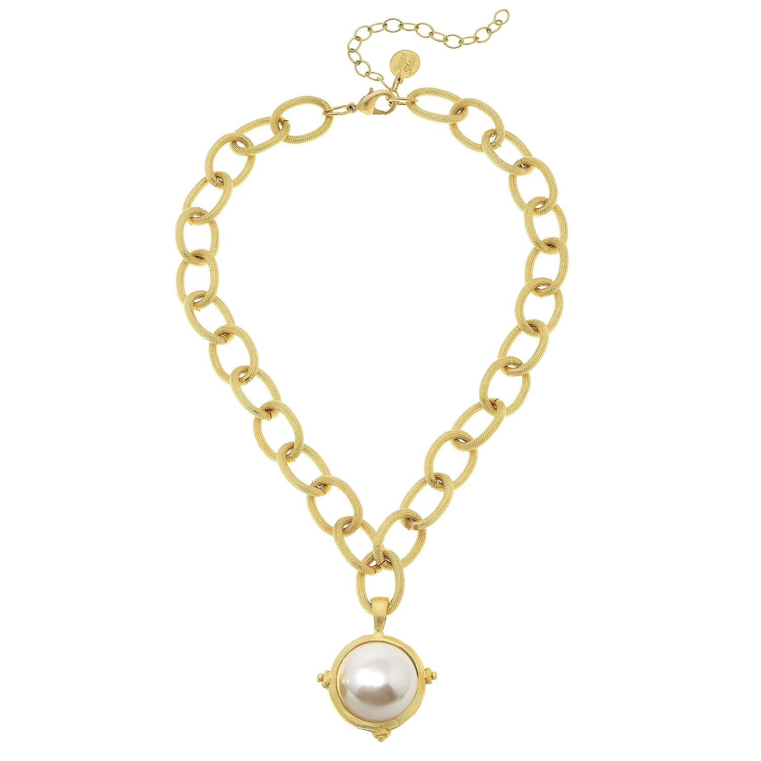 Pearl Cab Chain Necklace | Susan Shaw